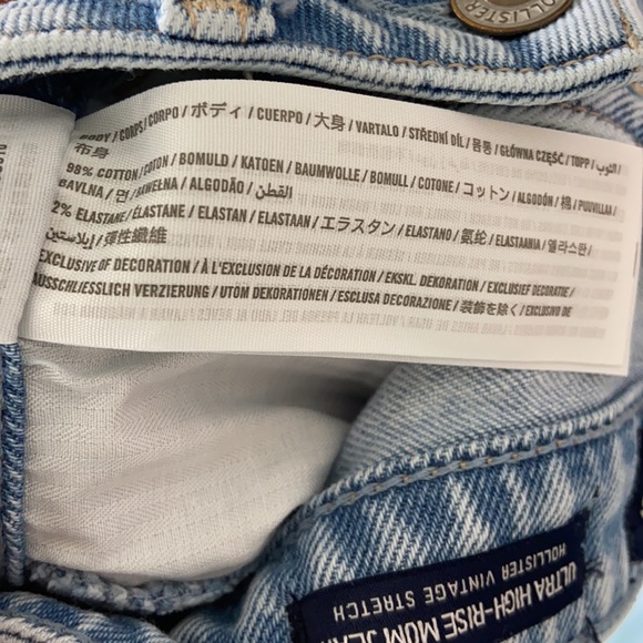 SOLD 🔴 Hollister ultra high rise mom Jean vintage - Picture 12 of 12